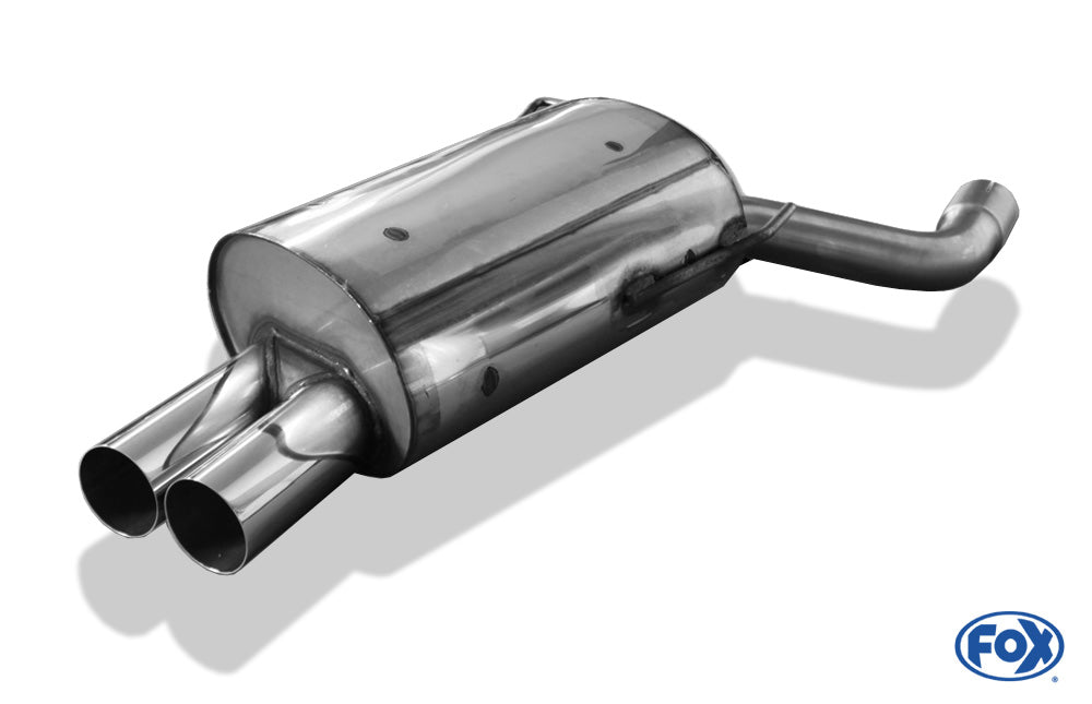 FOX BMW E39 520i/ 523i/ 525i/ 528i - Limousine Endschalldämpfer - 2x76 Typ 10