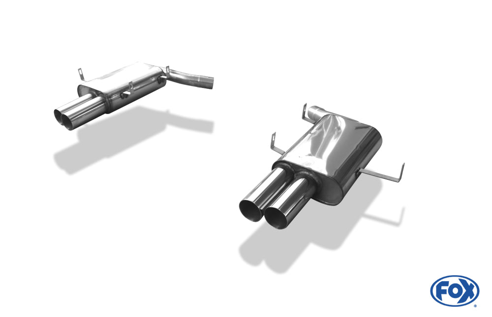 FOX BMW E39 M5 Endschalldämpfer rechts/links - 2x80 Typ 10 rechts/links