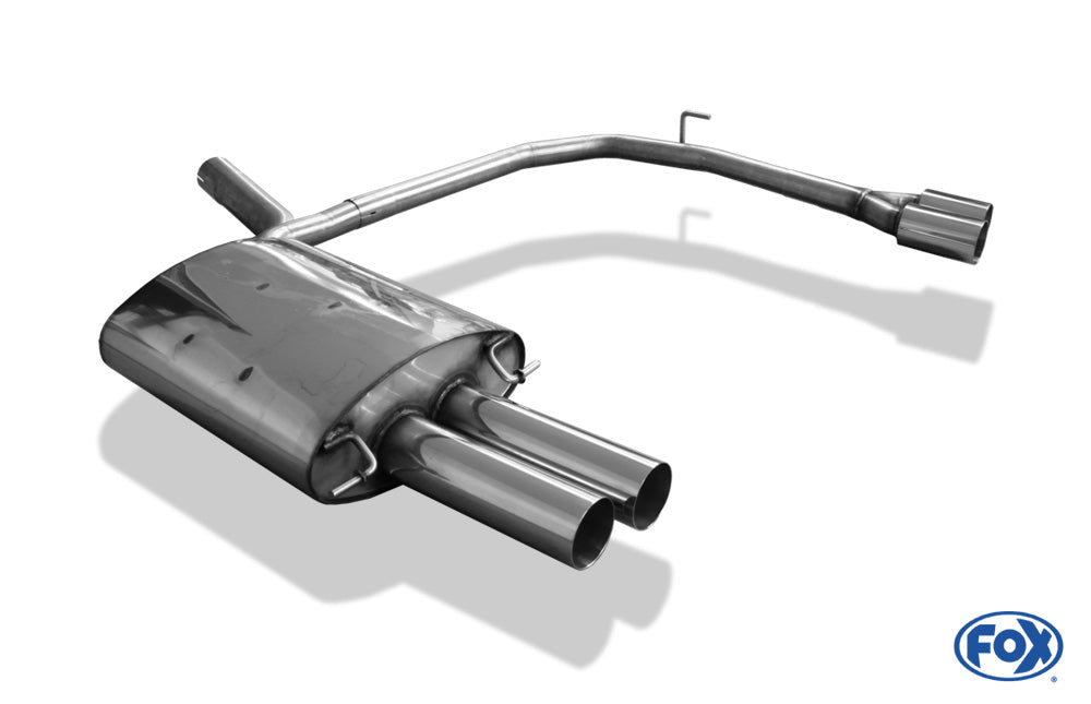 FOX BMW E60 520d 525d 530d Endschalldämpfer Ausgang rechts/links - 2x76 Typ 10 rechts/links