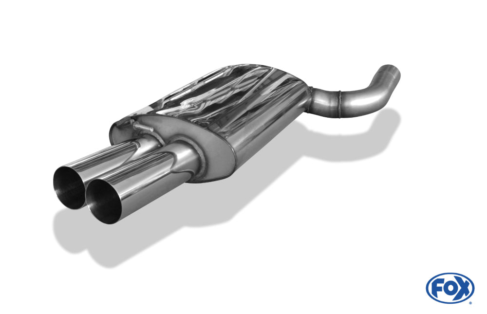 FOX BMW E60/61 540i 545i Endschalldämpfer - 2x90 Typ 10