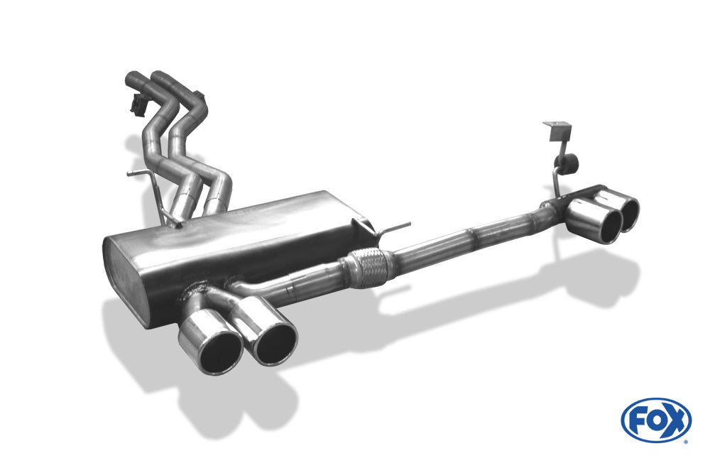 FOX BMW Z4 E85 Endschalldämpfer Ausgang rechts/links - 2x80 Typ 12 rechts/links
