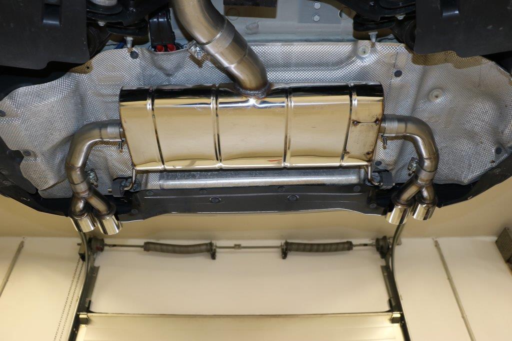 FOX BMW X4 G02 - 20i Endschalldämpfer quer Ausgang rechts/links - 2x80 Typ 25 rechts/links