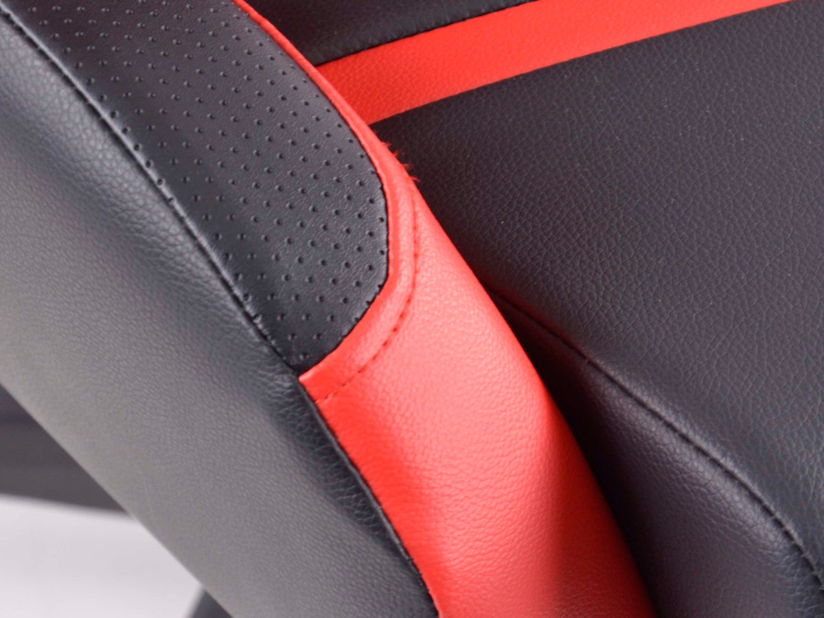 FK Sportsitz Bürodrehstuhl Cyberstar schwarz/rot Chefsessel Drehstuhl Bürostuhl