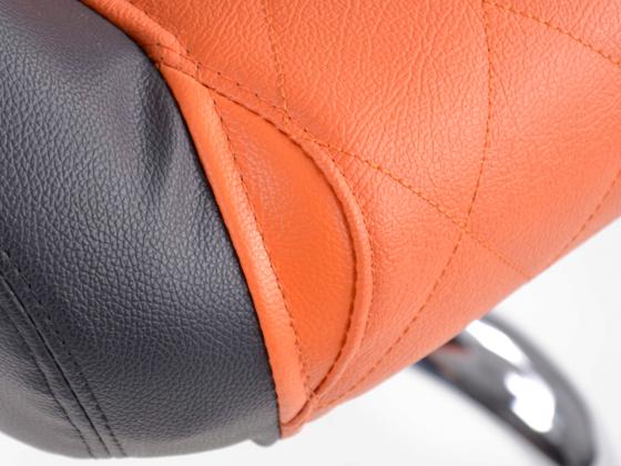 FK Sportsitz Bürodrehstuhl Detroit schwarz/orange Chefsessel Drehstuhl Bürostuhl
