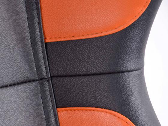 FK Sportsitz Bürodrehstuhl Phoenix schwarz/orange Chefsessel Drehstuhl Bürostuhl