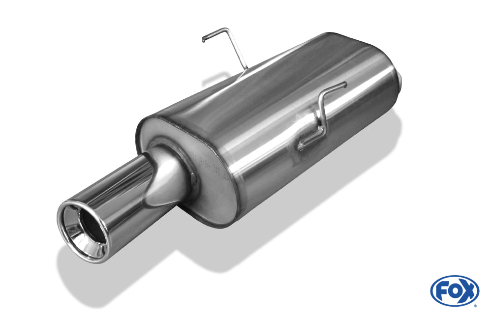 FOX Peugeot 106 I/II - 1,0 und 1,1 Endschalldämpfer - 1x90 Typ 13