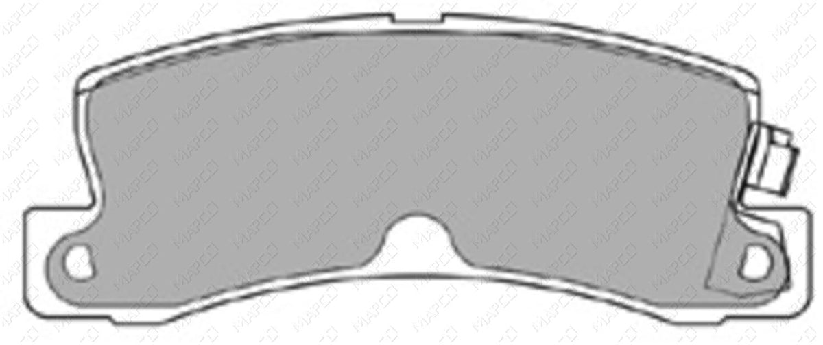 MAPCO Bremsbelagsatz, Scheibenbremse Hinterachse 6570