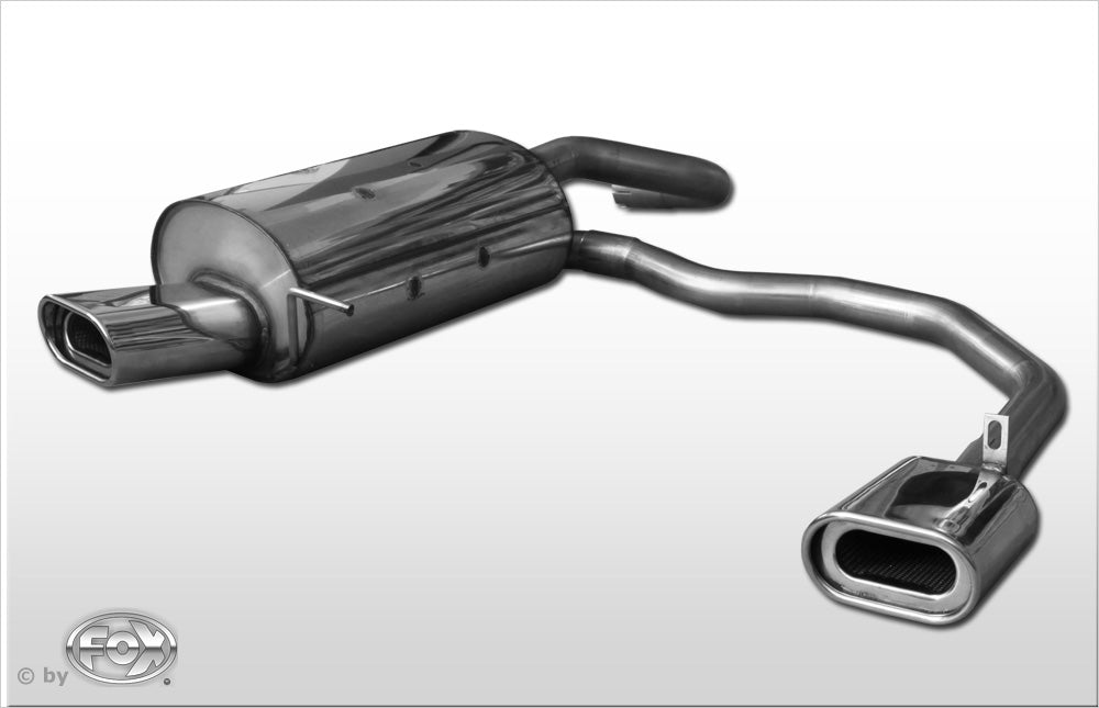 FOX Chrysler PT Cruiser Limousine & Cabrio Endschalldämpfer Ausgang rechts/links - 135x85 Typ 53 rechts/links