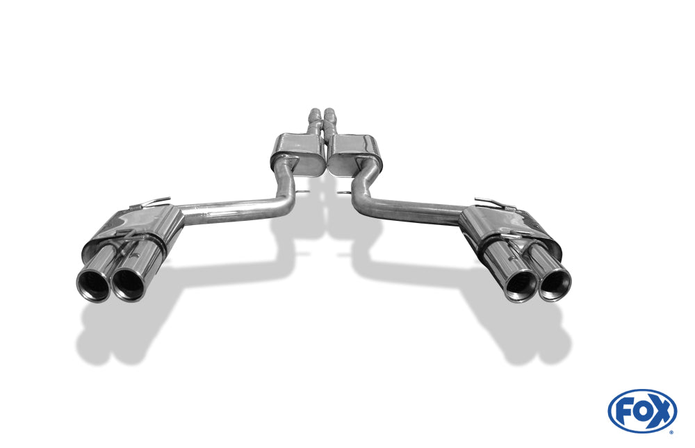 FOX Chrysler 300C SRT8 Endschalldämpfer rechts/links - 2x100 Typ 17 rechts/links