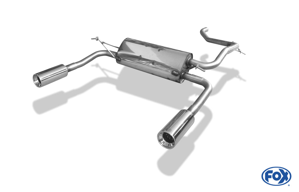 FOX Daihatsu Materia Endschalldämpfer rechts/links - 1x90 Typ 13 rechts/links