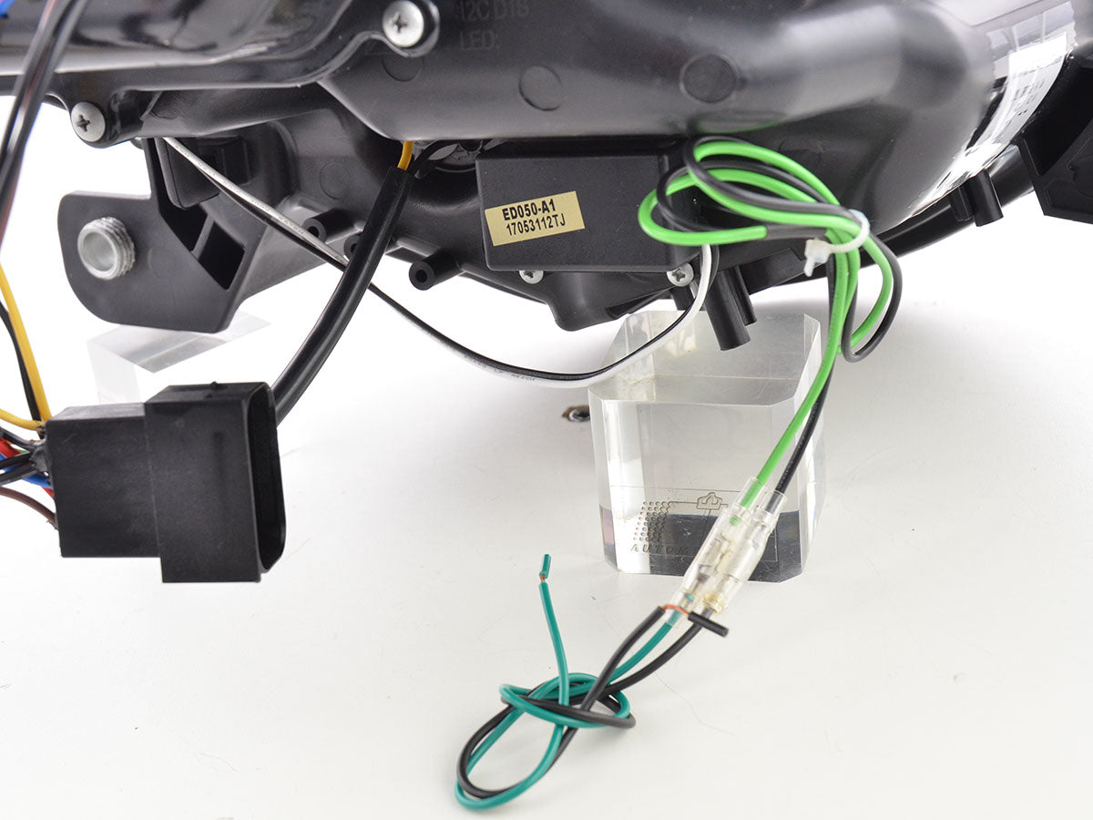 Scheinwerfer Set Daylight LED TFL-Optik Mini Countryman R60 Bj. 10-17 schwarz