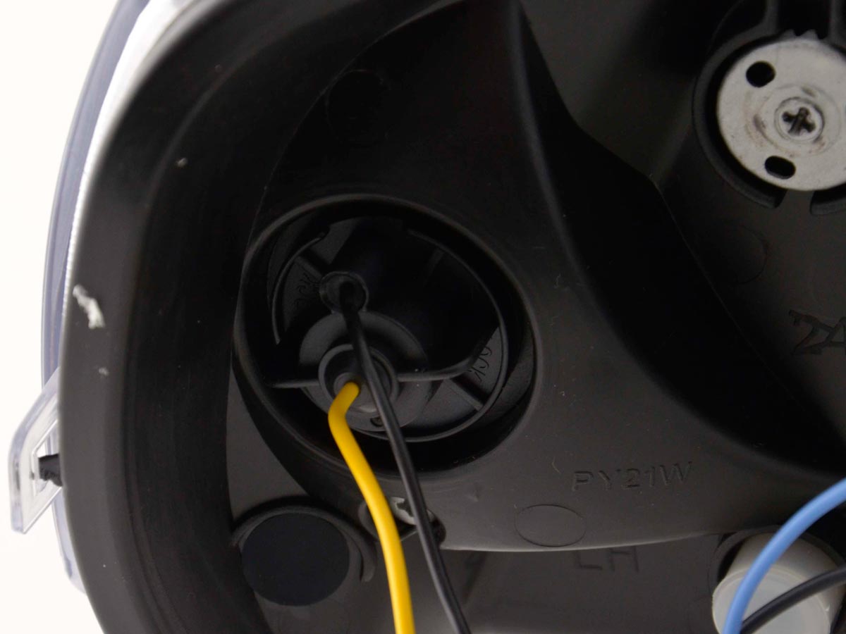 Scheinwerfer Set Daylight LED TFL-Optik Opel Astra G Bj. 98-03 chrom