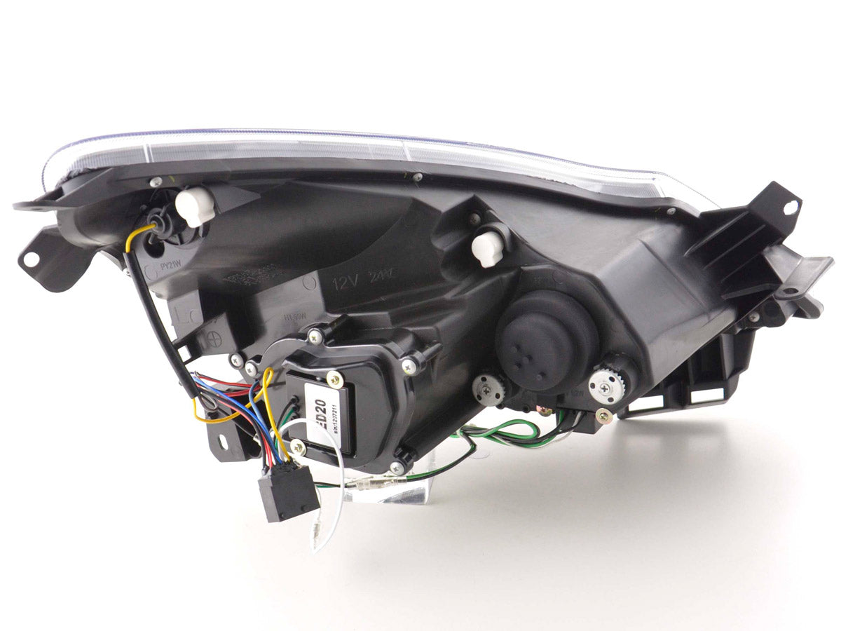 Scheinwerfer Set Daylight LED TFL-Optik Opel Corsa D 06- schwarz