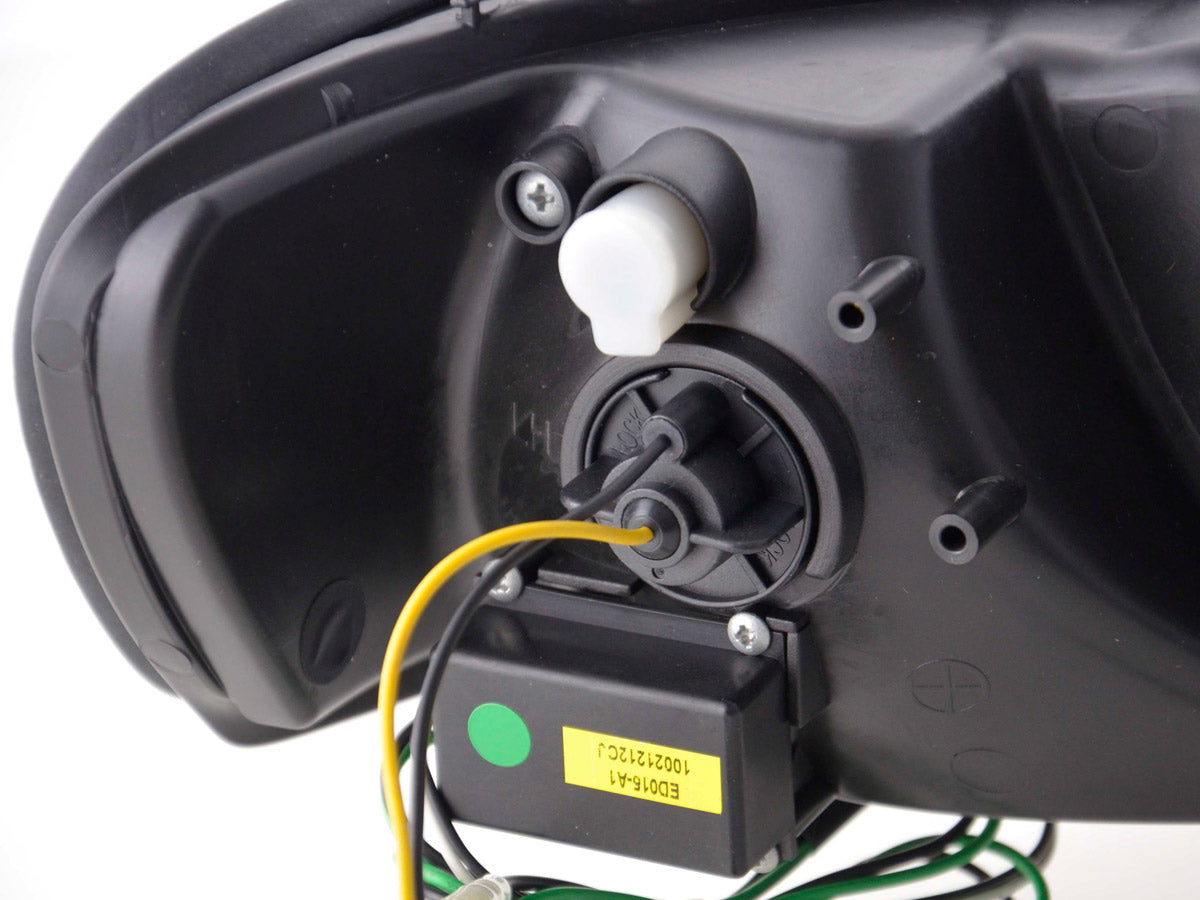 Scheinwerfer Set Daylight LED TFL-Optik Opel Vectra B Bj. 99-02 schwarz