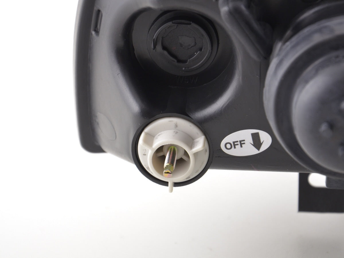 Scheinwerfer Set Daylight LED TFL-Optik VW Golf 3 Typ 1HXO 1EXO Bj. 91-97 chrom