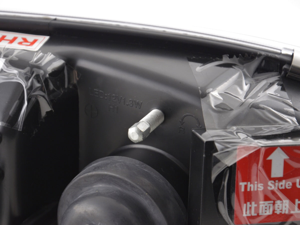 Scheinwerfer Set Daylight LED Tagfahrlicht VW Golf 3 Bj. 91-97 schwarz für Rechtslenker