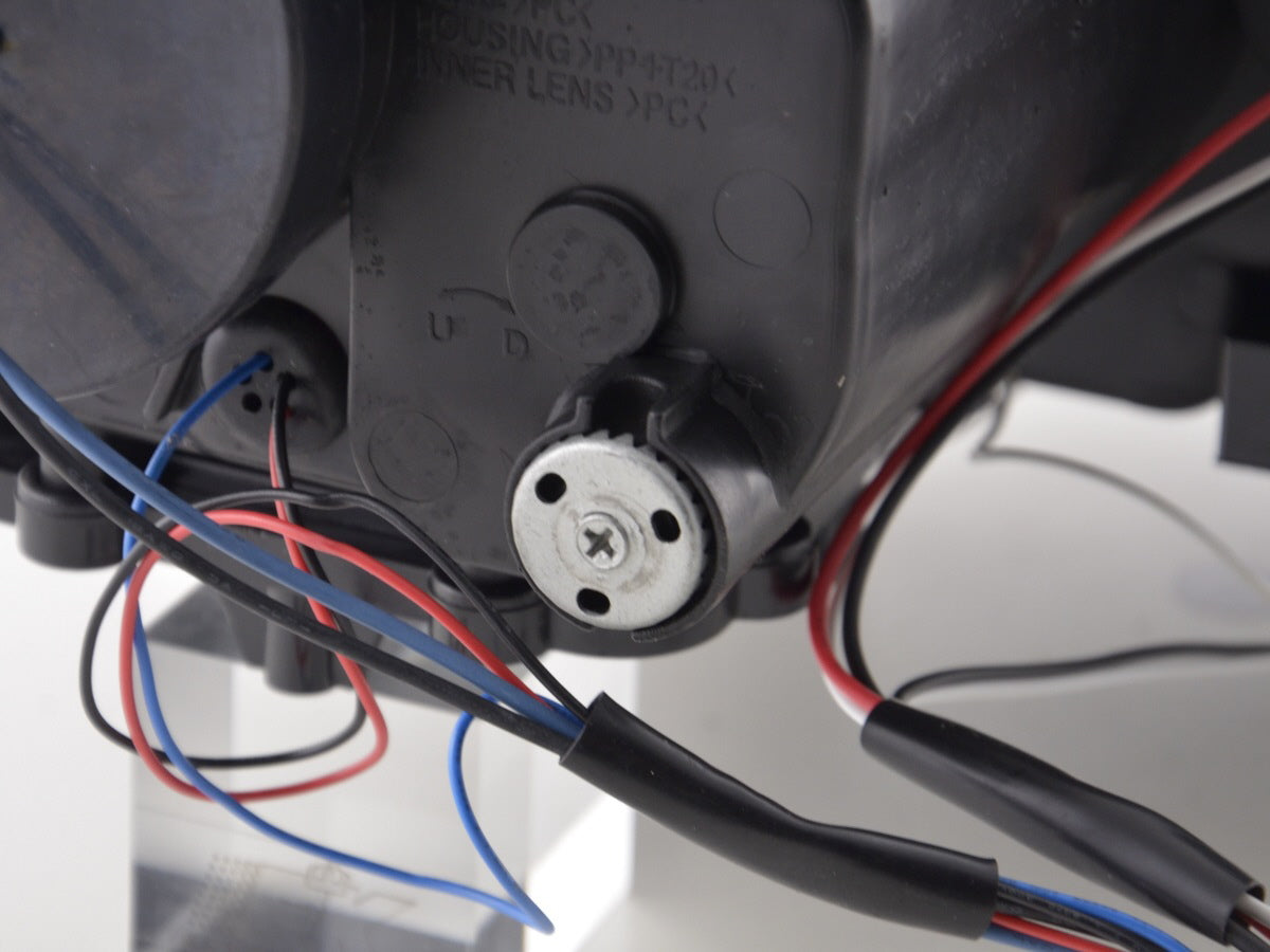 Scheinwerfer Set Daylight LED Tagfahrlicht VW Golf 5 Typ 1K Bj. 03-08 schwarz für Rechtslenker