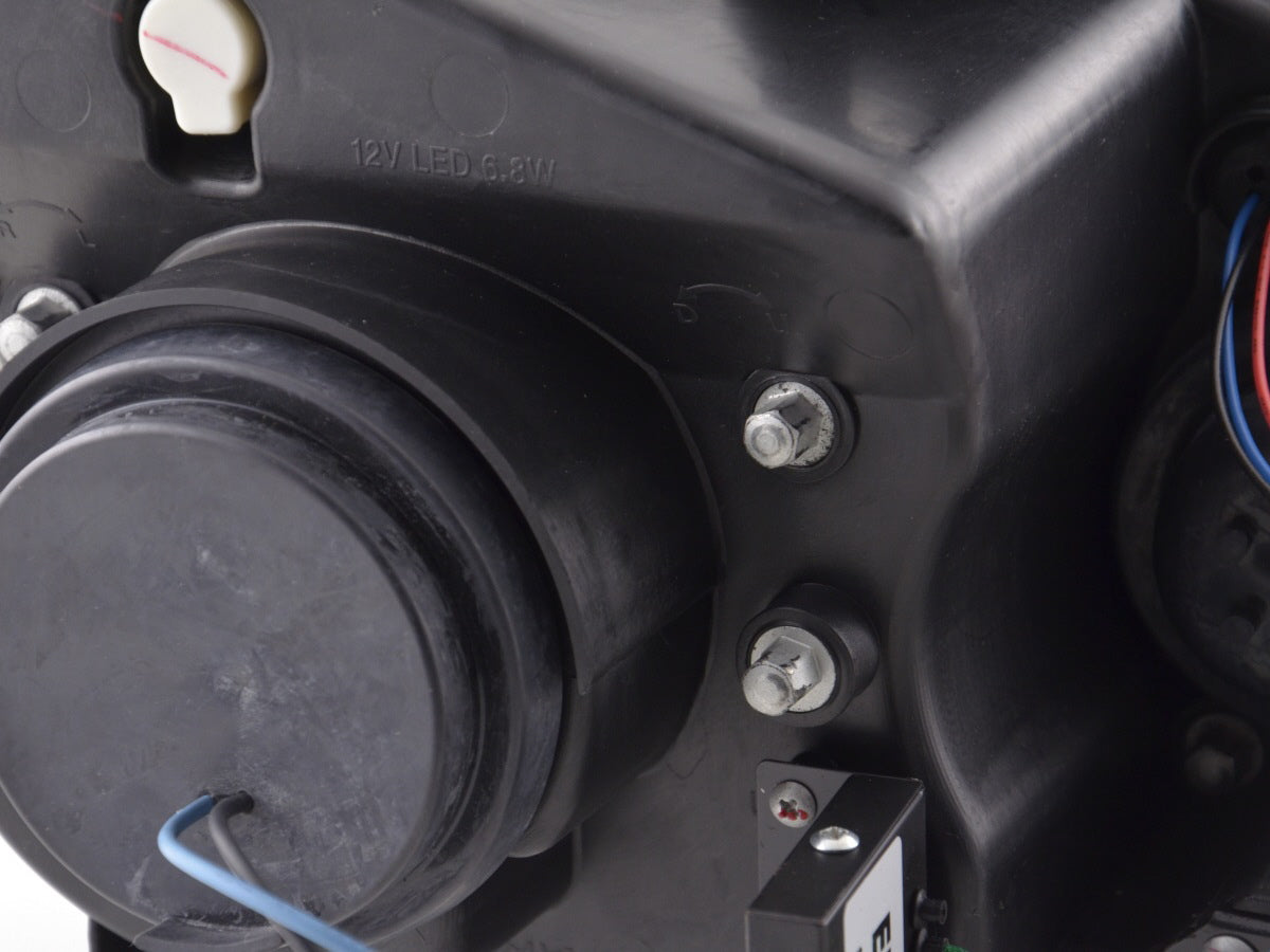 Scheinwerfer Set Daylight LED Tagfahrlicht VW Golf 6 Typ 1K 08- schwarz für Rechtslenker