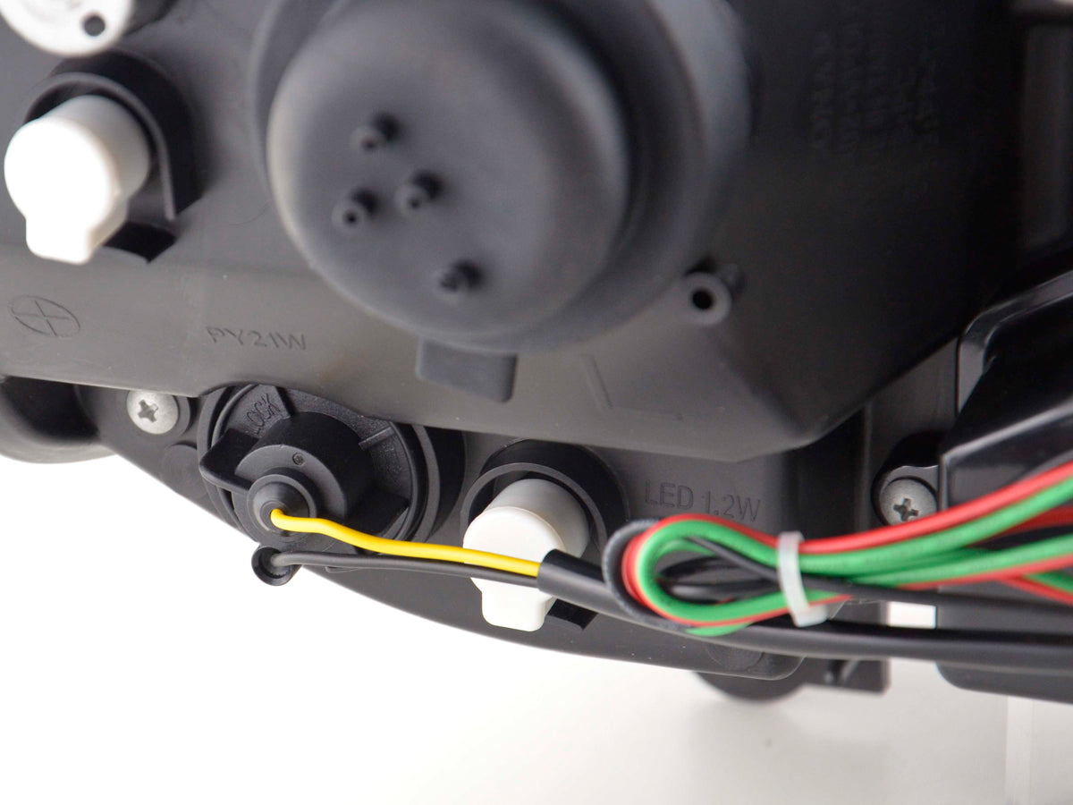 Scheinwerfer Set Daylight LED Tagfahrlicht VW Polo 4 9N3 chrom