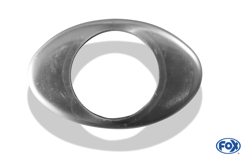 FOX Deckel aufgestellt für Endrohr oval 86x54mm - Loch: 40mm