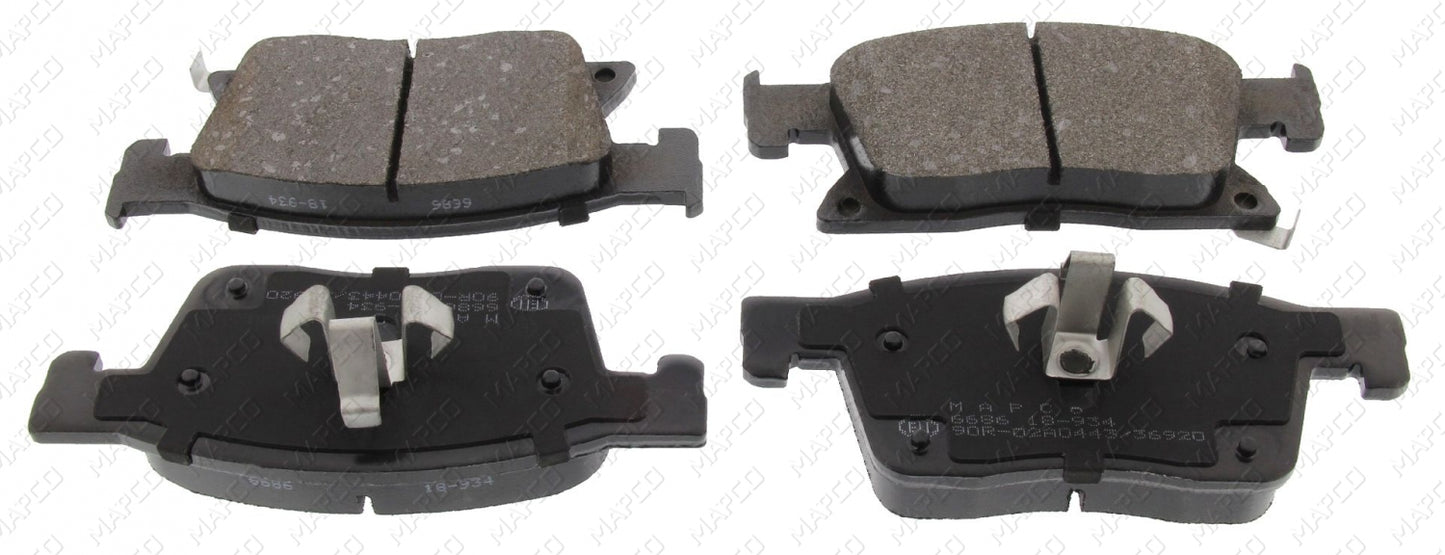 MAPCO Bremsbelagsatz, Scheibenbremse Vorderachse 6686