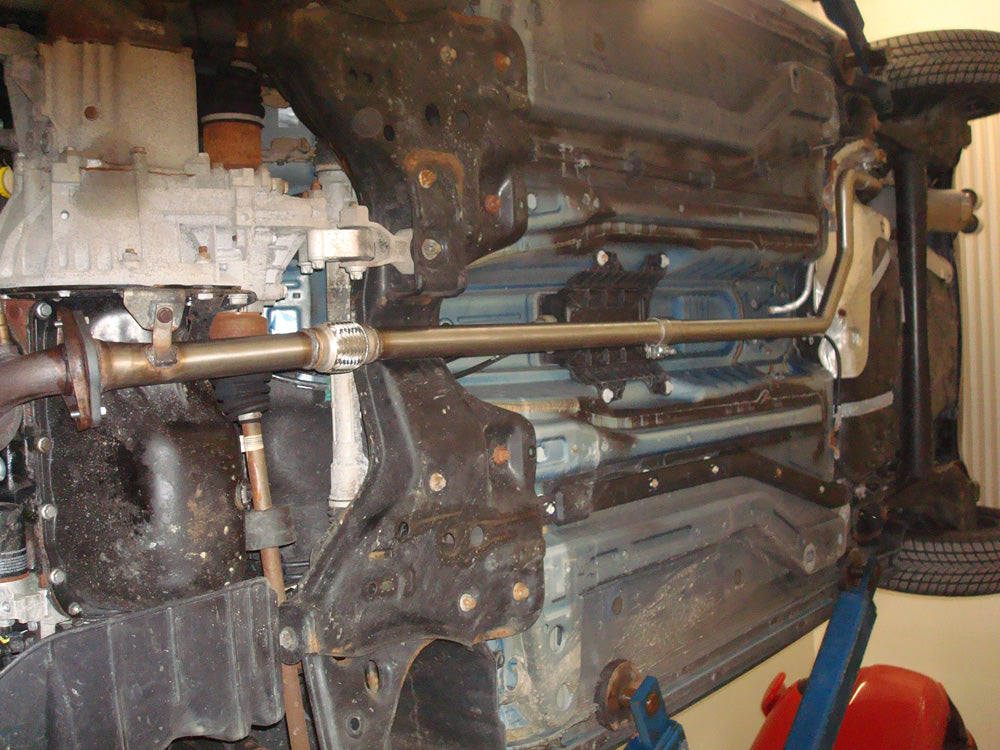 FOX Fiat Grande Punto 199 Verbindungsrohr Endschalldämpfer/ Kat für 1,2l mit Flextück