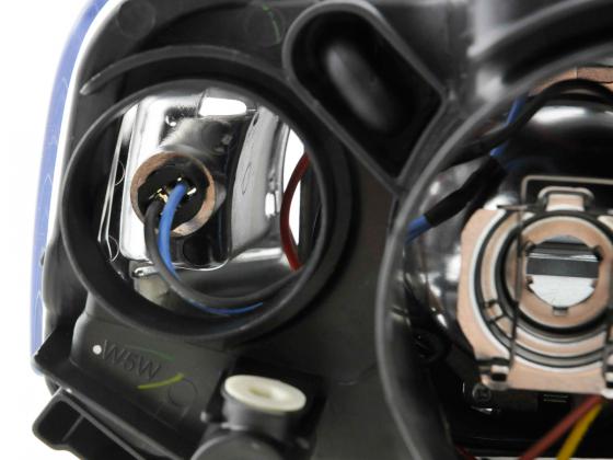 Scheinwerfer Set Angel Eyes VW Passat Typ B6 05-11 schwarz