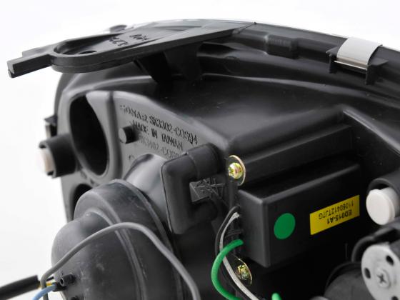 Scheinwerfer Set Daylight LED TFL-Optik Opel Corsa B Bj. 94-00 schwarz