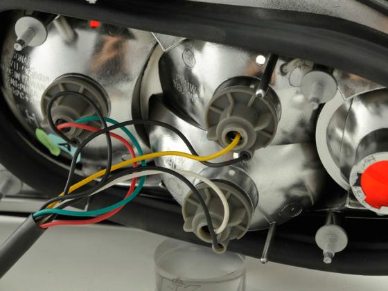 Rückleuchten Set Renault Megane 3-trg. Typ DABALAKAEA Bj. 96-98 schwarz