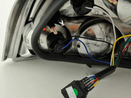 Rückleuchten Set Renault Megane 5-trg. Typ DABALAKAEA Bj. 99-02 schwarz