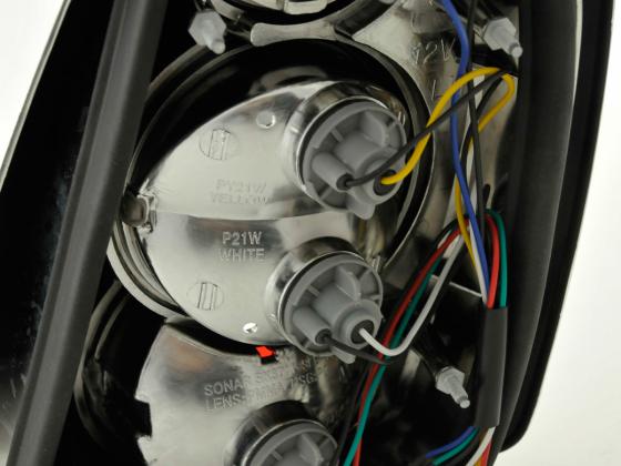 Rückleuchten Set Skoda Fabia Typ 6Y Bj. 99-07 chrom