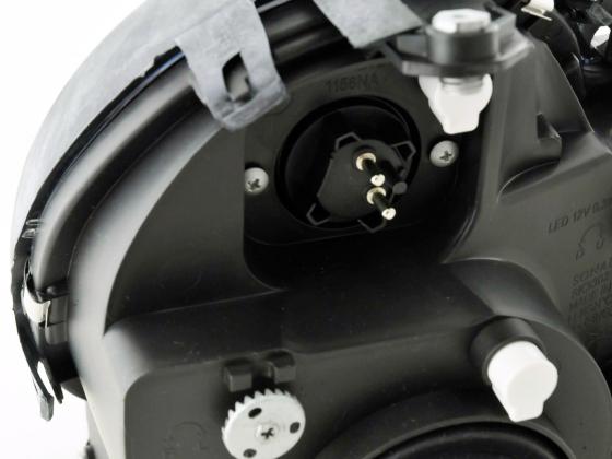 Scheinwerfer Set Mercedes CLK Typ W208 Bj. 98-02 schwarz