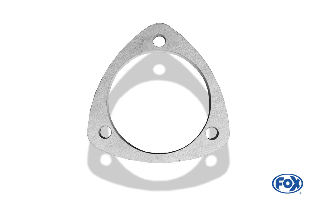 FOX 3-Loch-Flansch - Fertigteil Innenloch: Ø70mm - Schraubenloch: Ø8,5mm -Dicke: 8mm - Material 1.4301