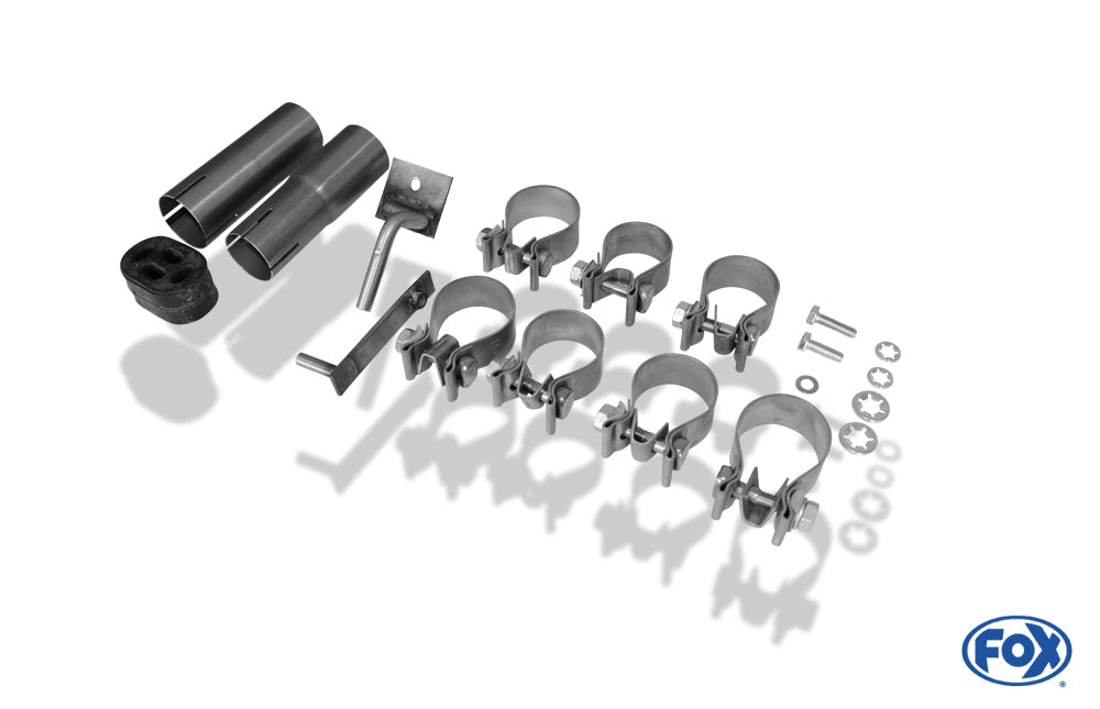 FOX Ford Focus II Fließheck Facelift Endschalldämpfer Ausgang rechts/links - 106x71 Typ 33 rechts/links