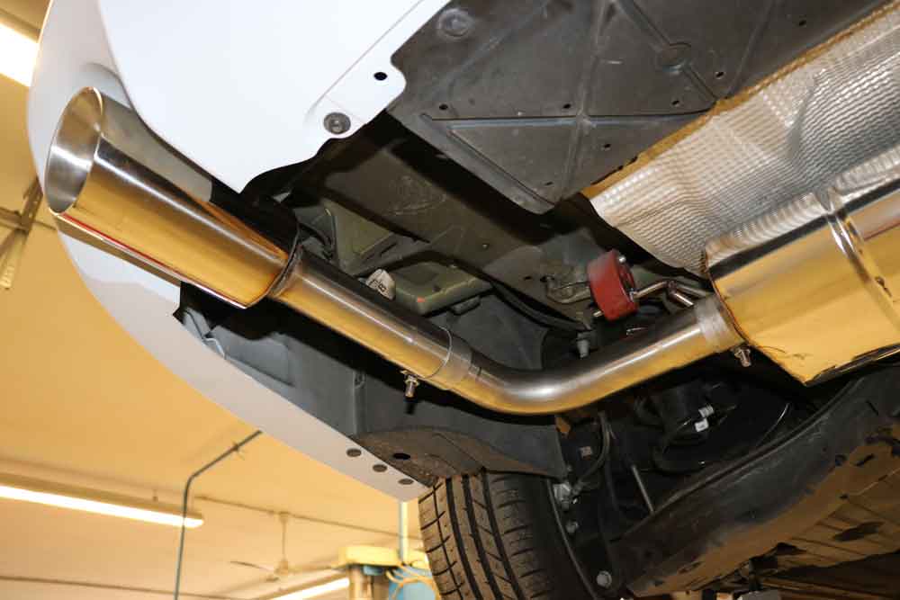 FOX Ford Focus IV Turnier/ Kombi ST-Look Endschalldämpfer Ausgang rechts/links - 1x100 Typ 25 rechts/links für originale ST Stoßstange