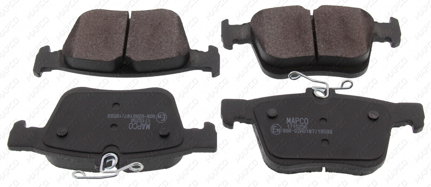 MAPCO Bremsbelagsatz, Scheibenbremse Hinterachse 6629