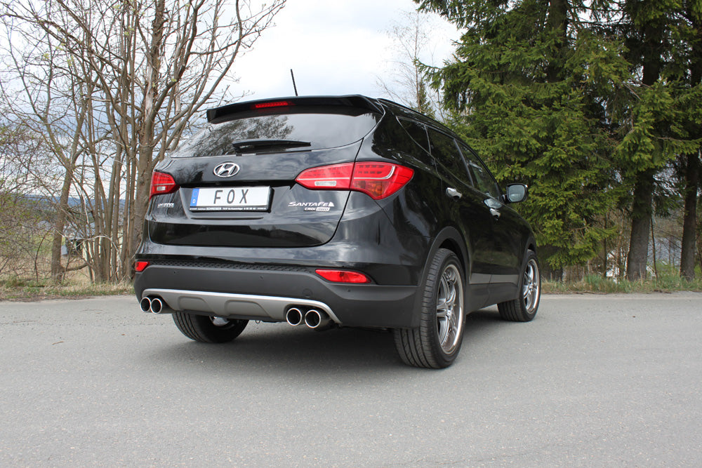 FOX Hyundai Santa Fé 4x4 - DM Endrohrsystem rechts/links - 2x90 Typ 12 rechts/links