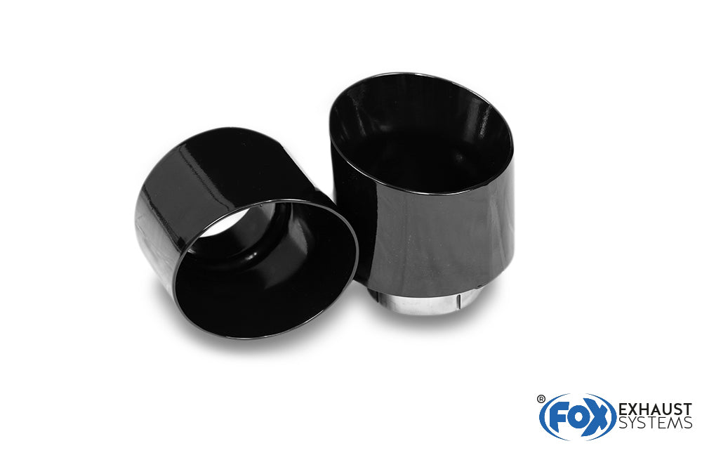 FOX Hyundai i30N Performance + Fastback Endrohre passend auf den originalen Endschalldämpfer - 1x114 Typ 25 rechts/links schwarz