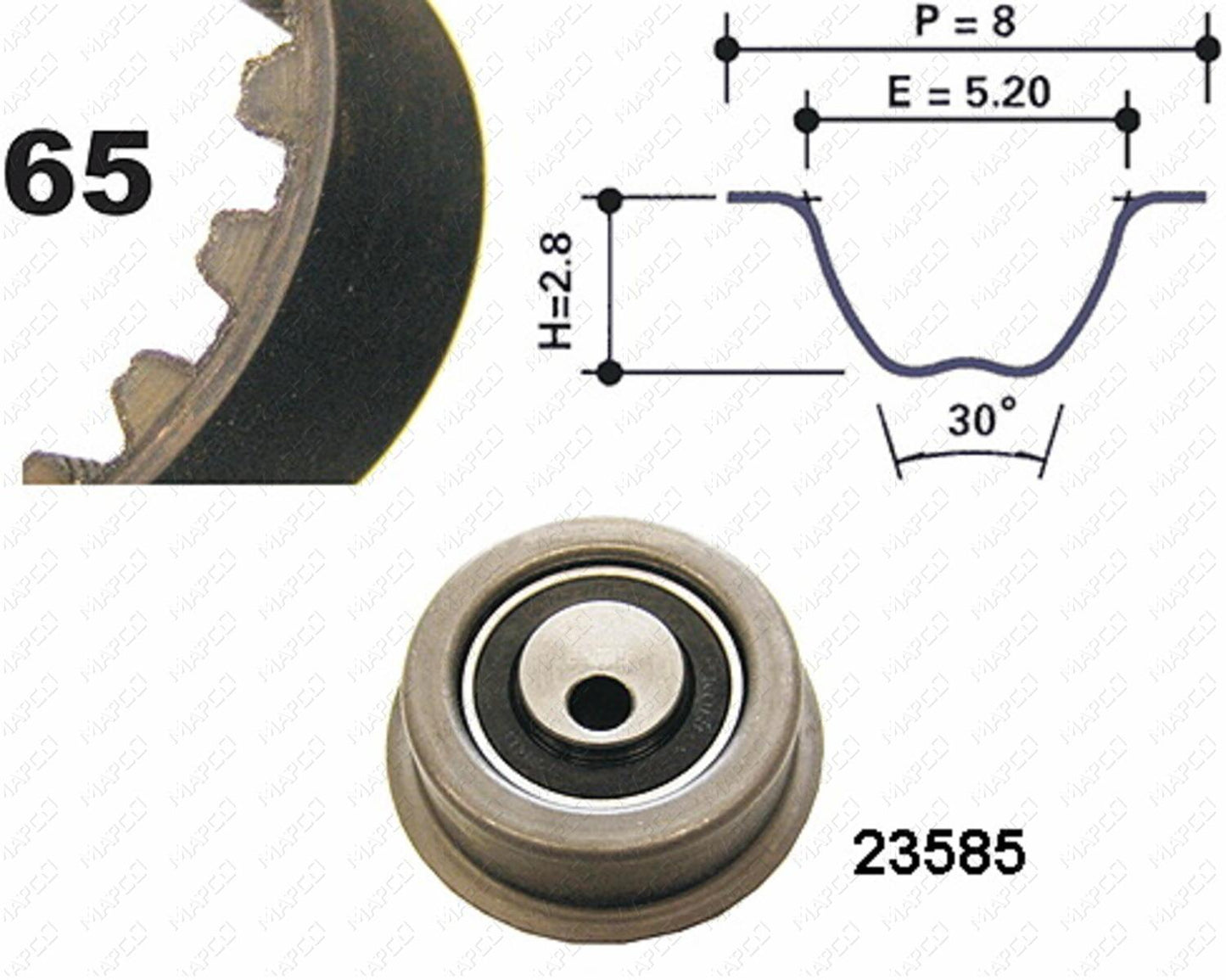 MAPCO Zahnriemensatz 73501