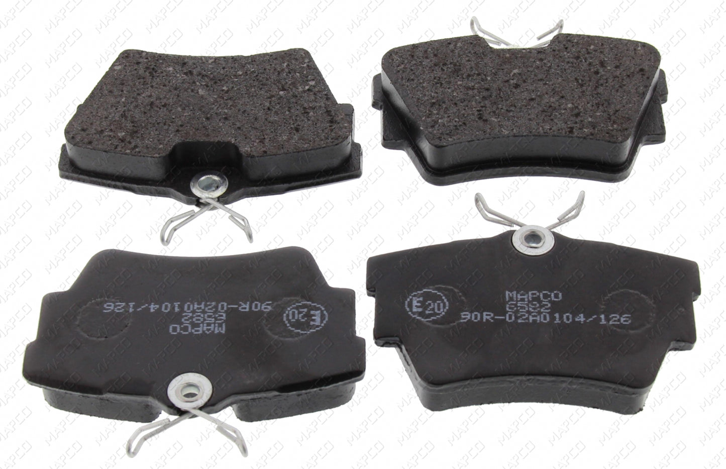 MAPCO Bremsbelagsatz, Scheibenbremse Hinterachse 6582