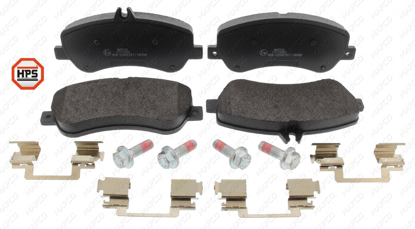 MAPCO Bremsbelagsatz, Scheibenbremse Vorderachse 6703HPS