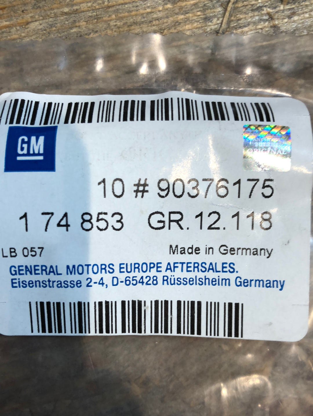 Original GM Opel Vectra B Clip Zierleiste Heckscheibe Neu