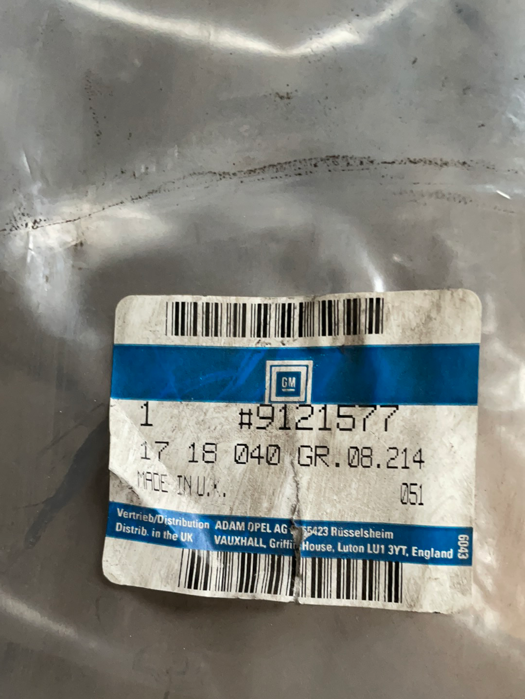 Original GM Opel Astra G CC Schmutzfänger hinten Neu