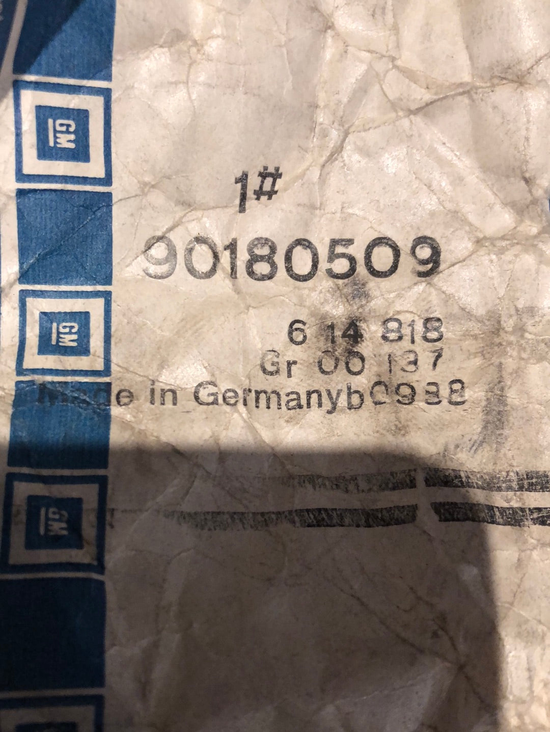 Original GM Opel Corsa A Kadett C D E Manta A B Dichtring an Motor Neu