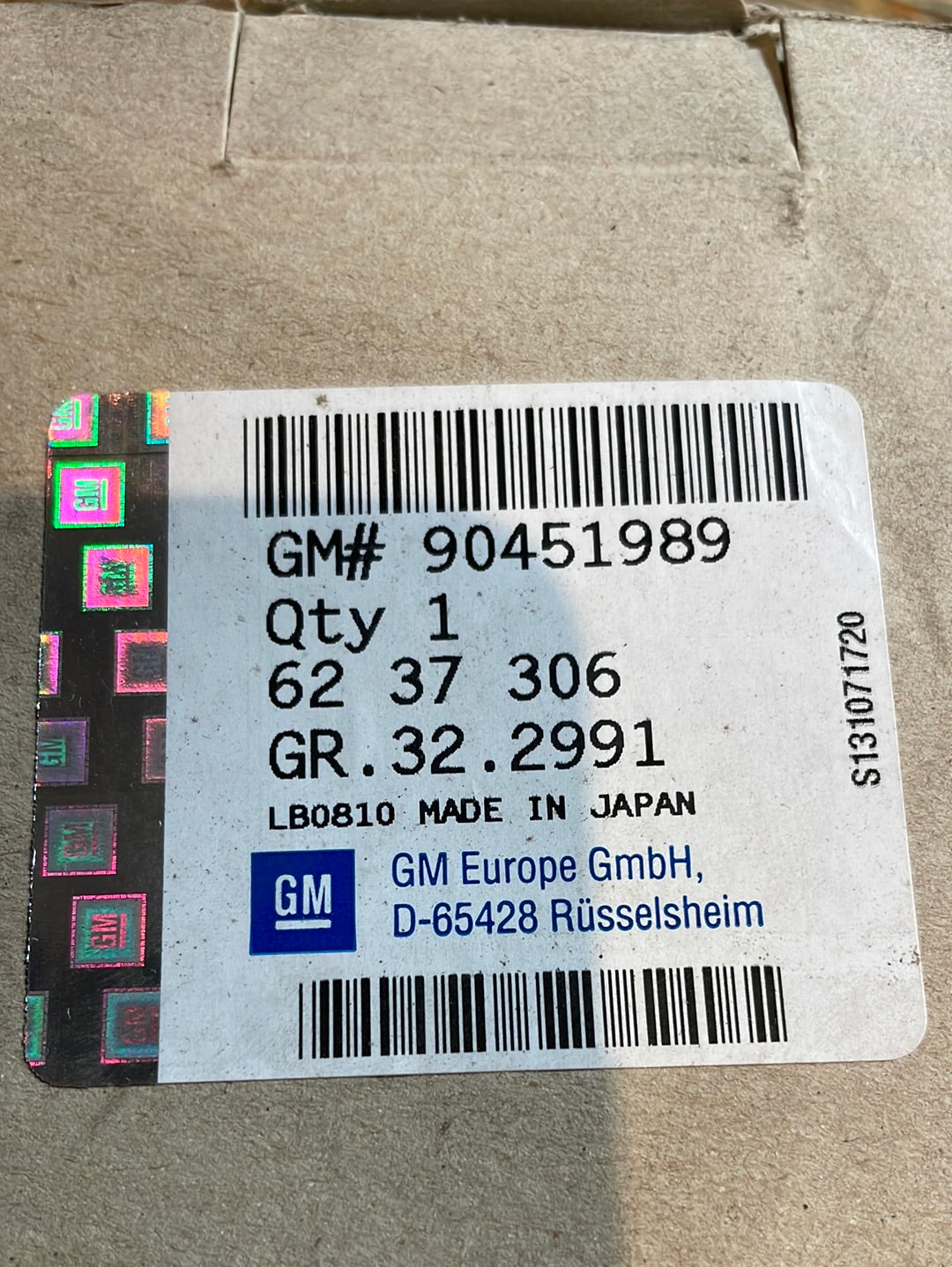 Original GM Opel Astra F Steuergerät Automatikgetriebe Neu