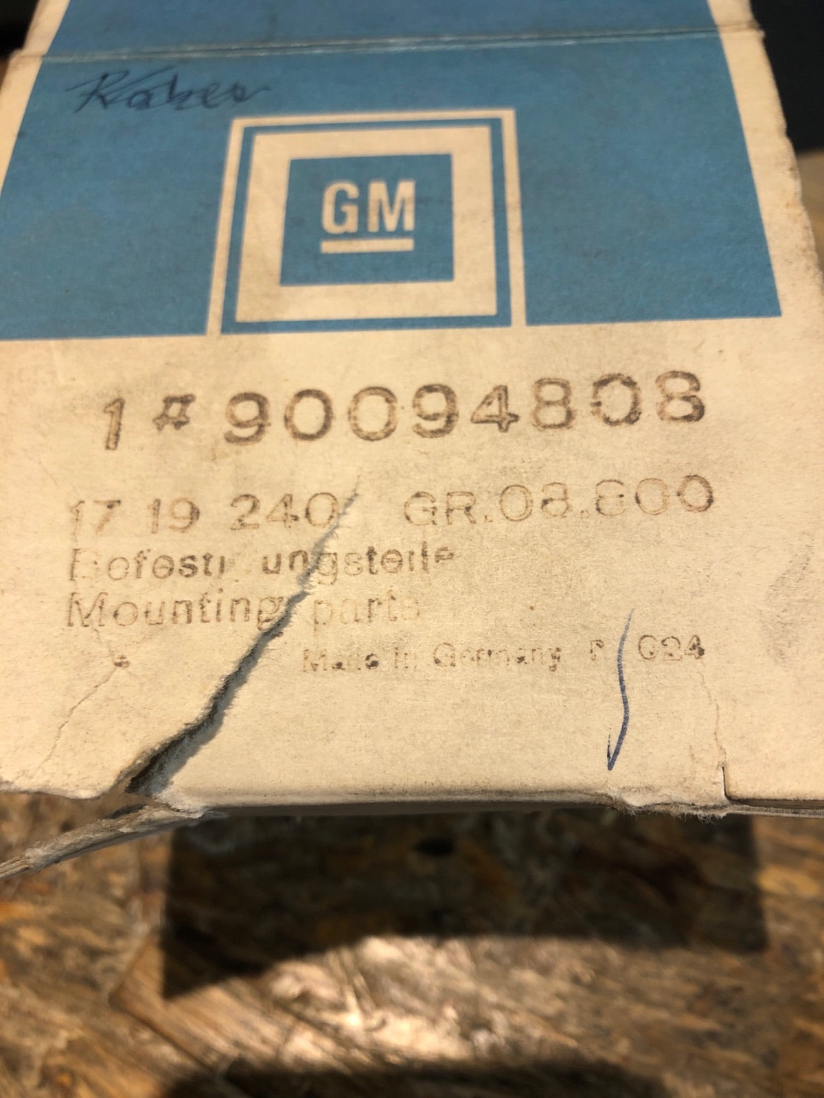 Original GM Klebeset Opel Ascona B Manta B Neu
