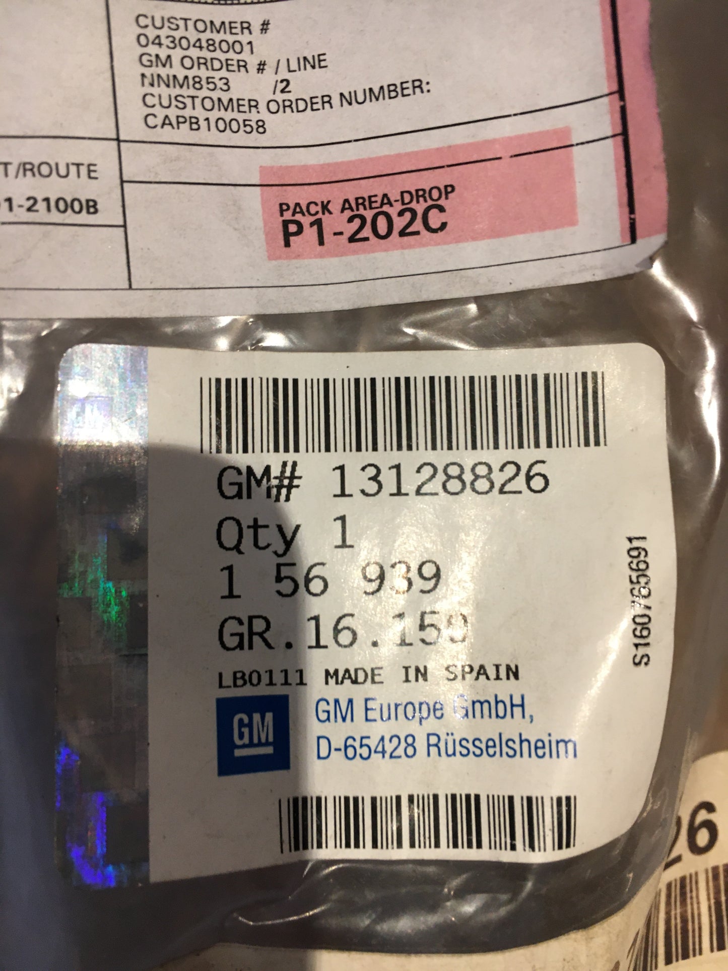 Original Corsa C Türdichtung Türgummi Scheibe Vorne links NEU