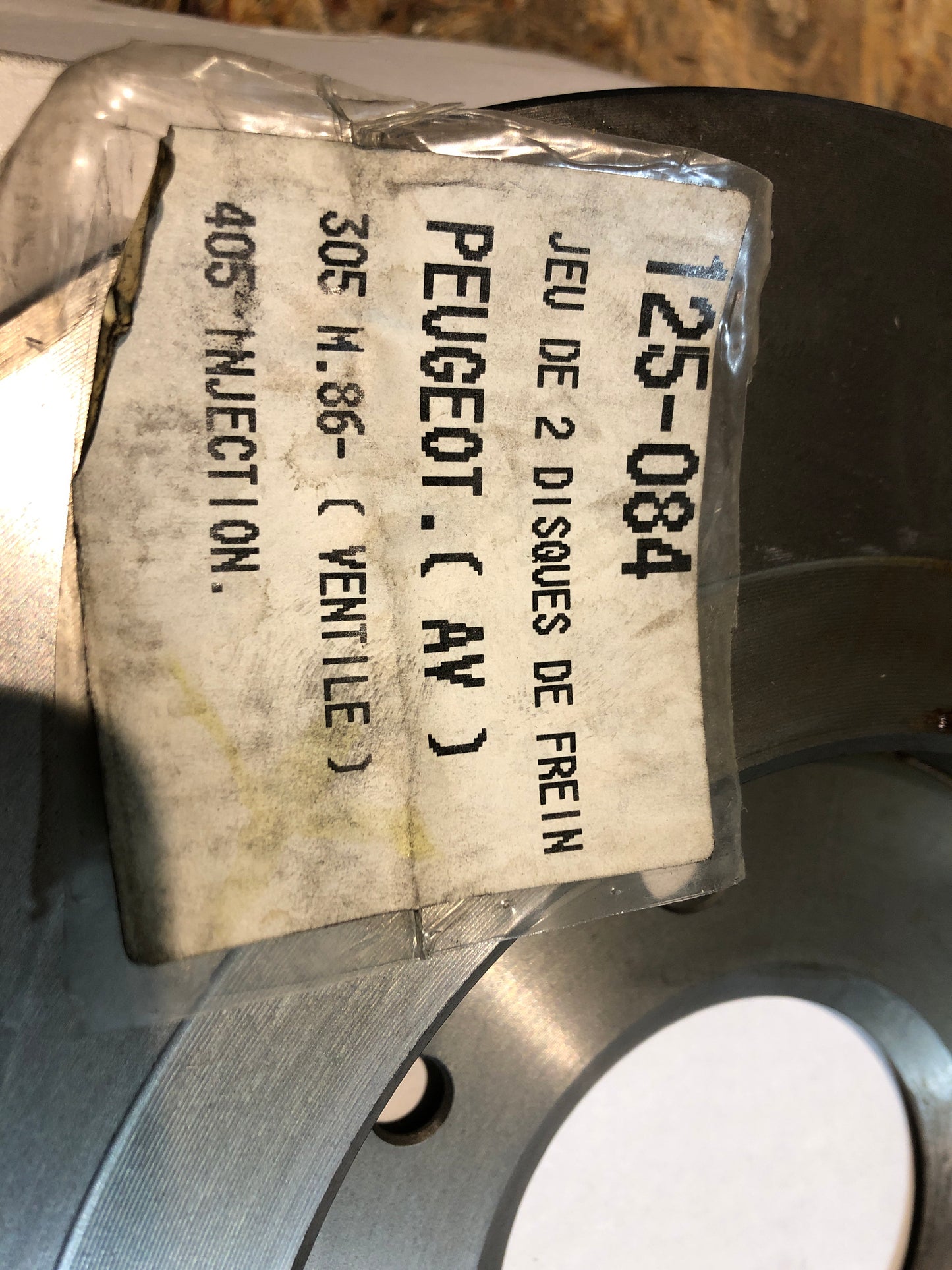 Original Mintex Bremsscheiben Peugeot 305 405 Neu