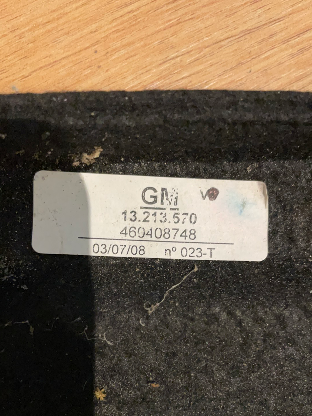Original GM Opel Meriva A Laderaumabdeckung Neu