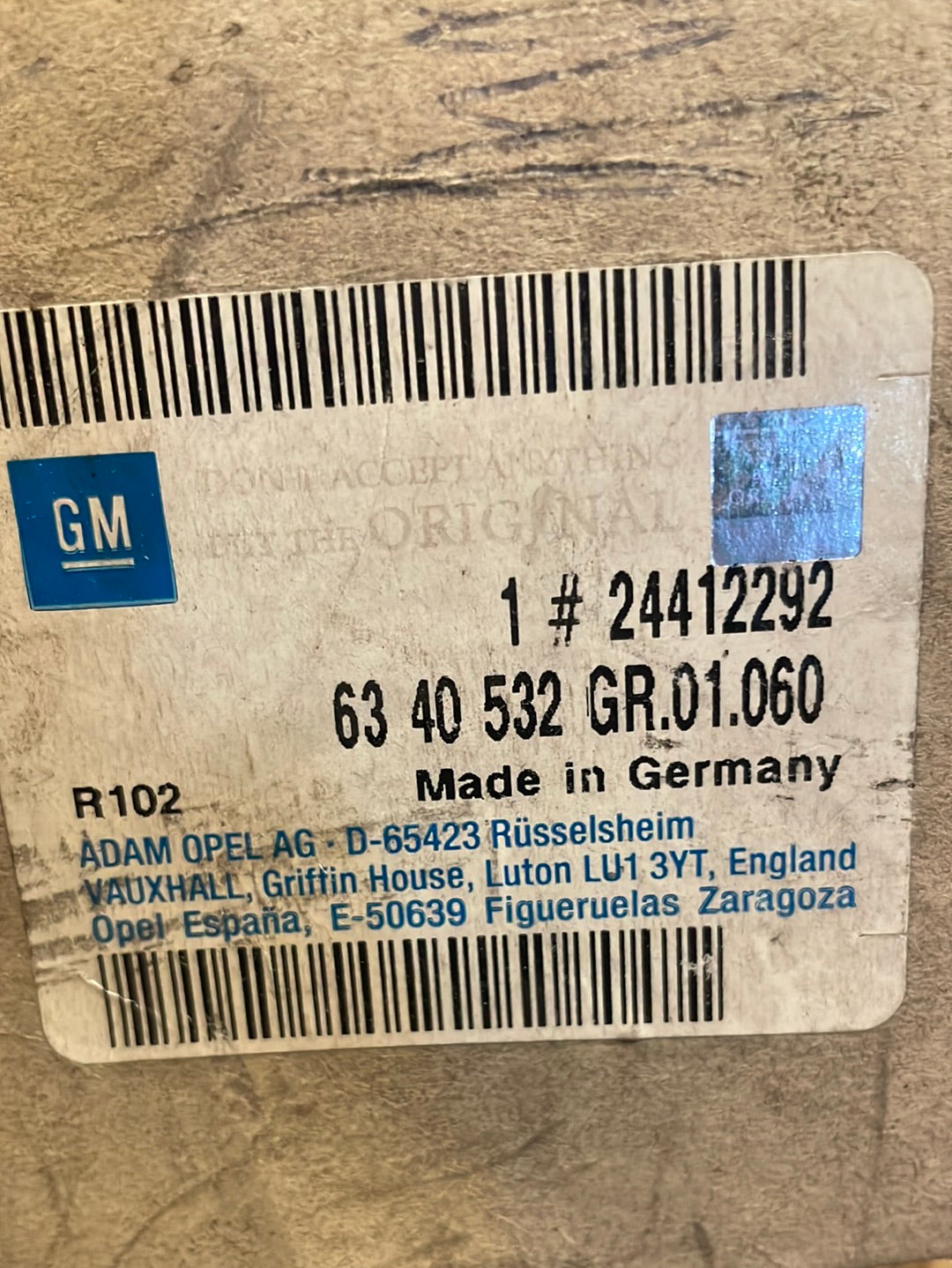 Original GM Opel Corsa B Omega B Caravan Vectra B Caravan Vectra B CC Zafira B Spannrolle Keilrippenriemen Neu